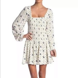 Free People gathered bluebell dress